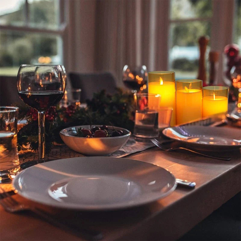 Flameless Candle 3-Piece Set