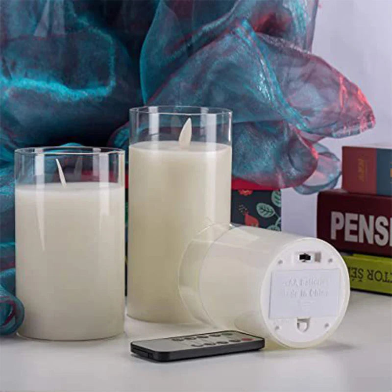 Flameless Candle 3-Piece Set