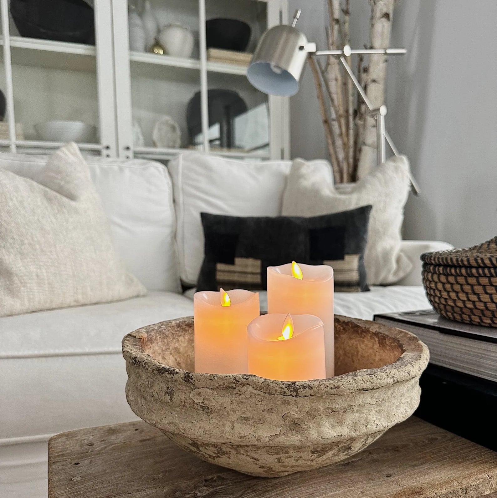 Flameless Candles W/ Remote & Timer, LED Battery Operated Flickering Flame