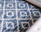 Roderick - Diamond Pattern Shaggy Rug