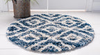 Roderick - Diamond Pattern Shaggy Rug