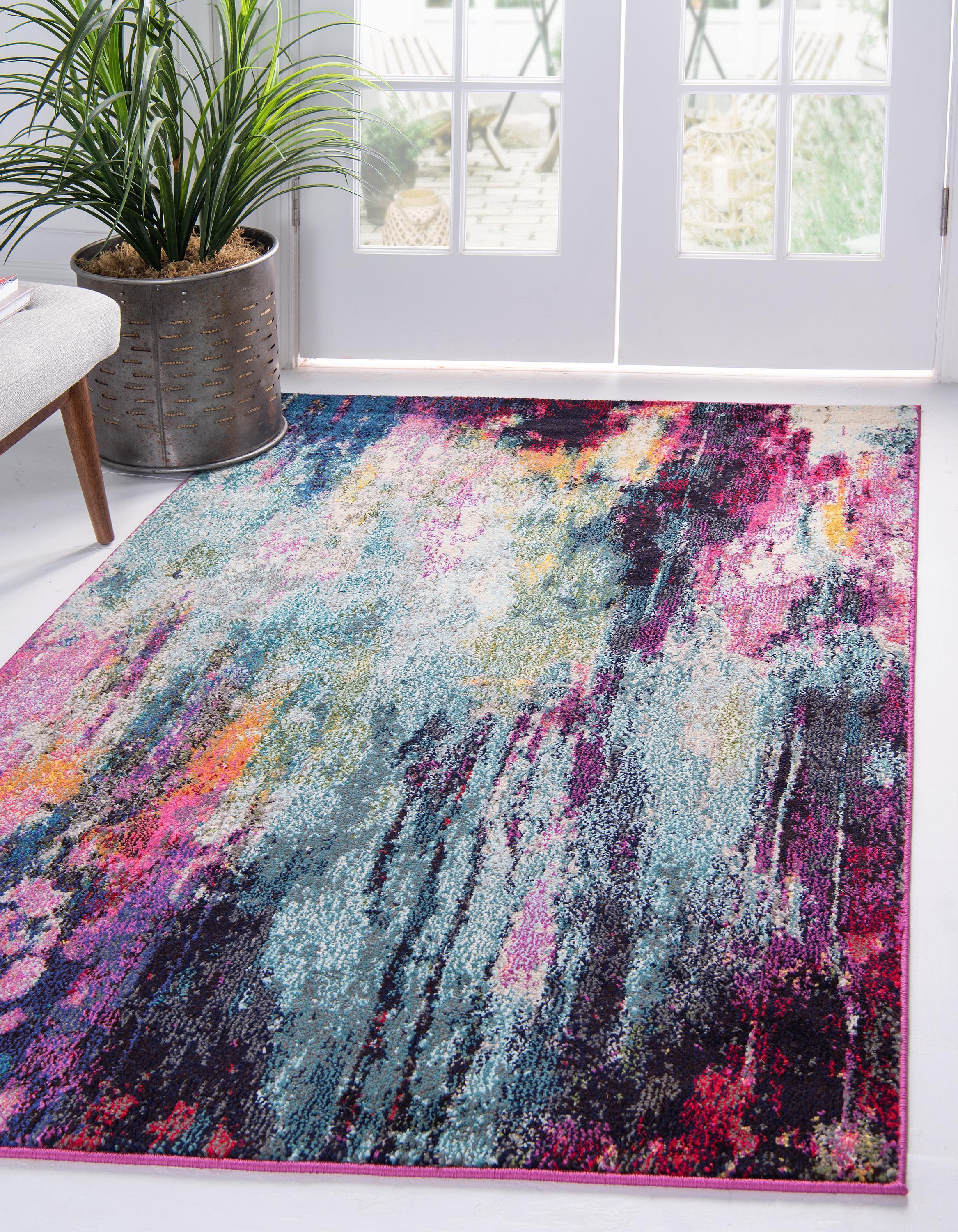 Corban - Watercolor Purple Blend Rug