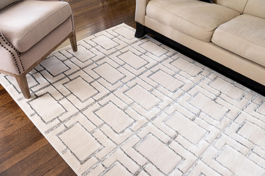 Parker - Cube Pattern Luxury Rug