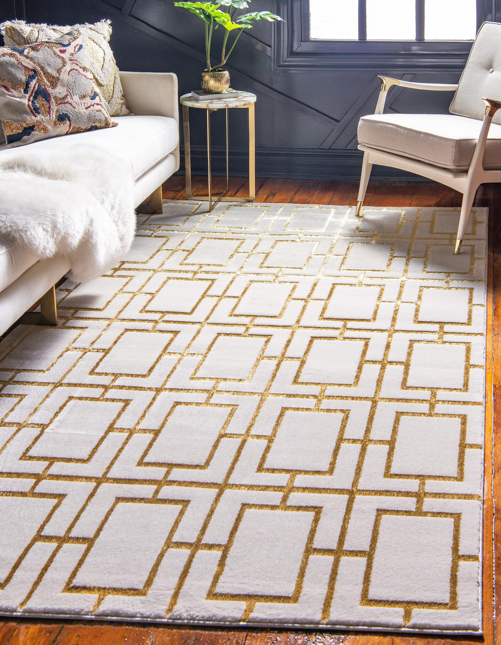 Parker - Cube Pattern Luxury Rug