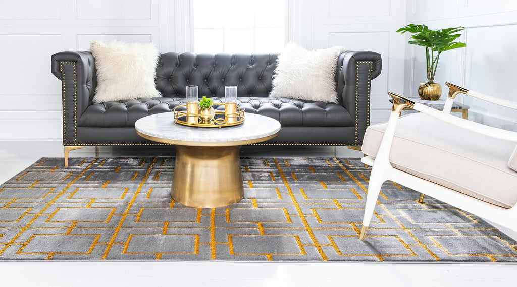 Parker - Cube Pattern Luxury Rug
