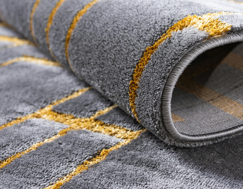 Parker - Cube Pattern Luxury Rug