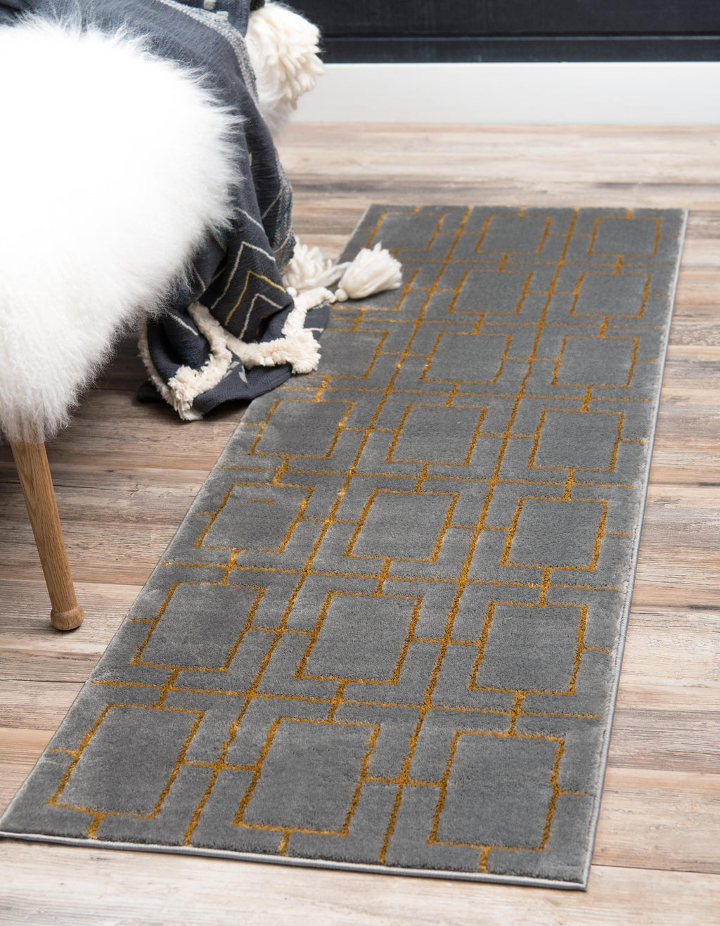 Parker - Cube Pattern Luxury Rug