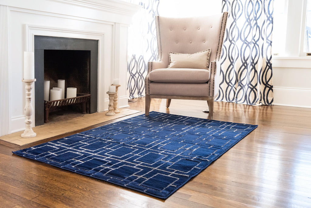 Parker - Cube Pattern Luxury Rug