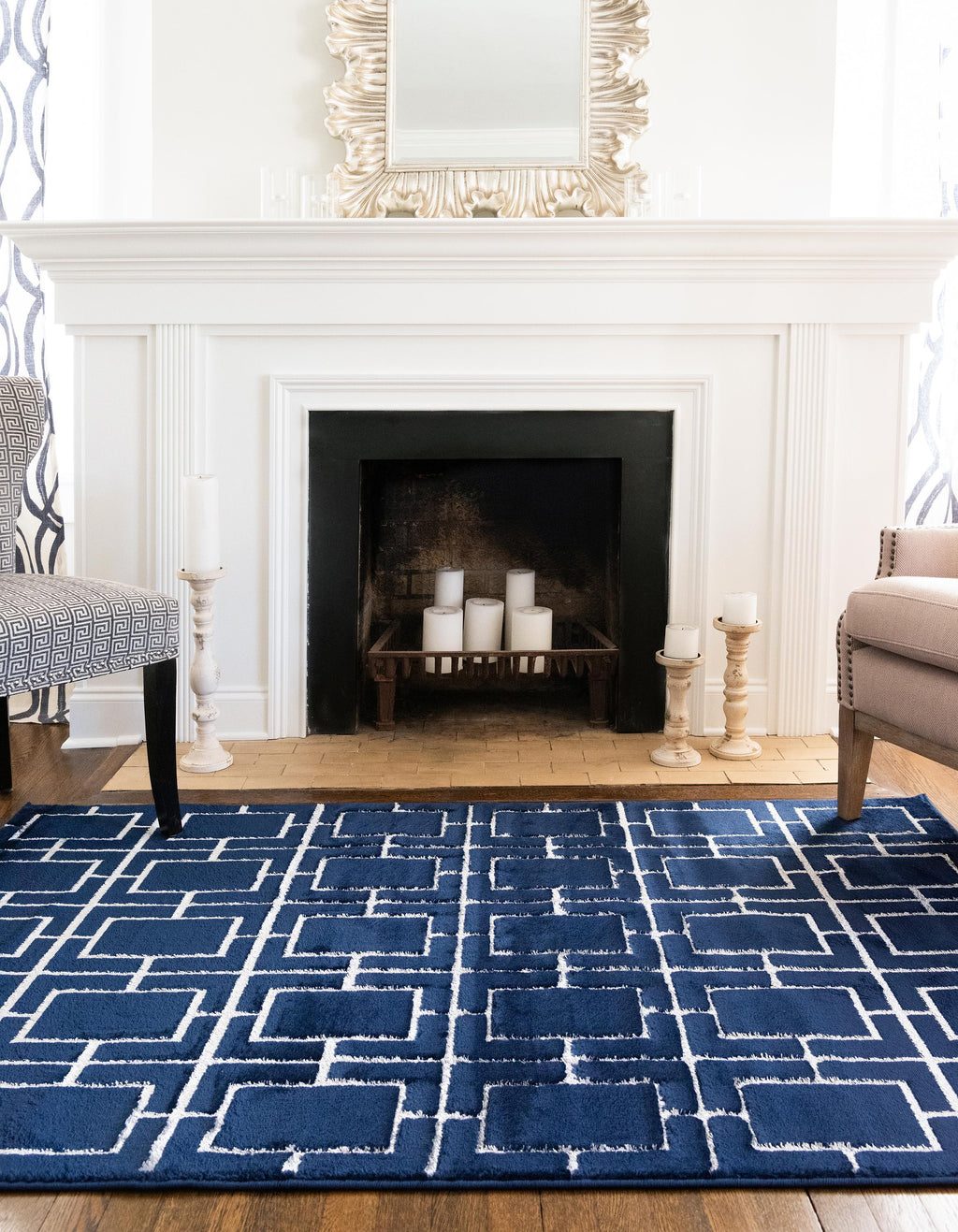 Parker - Cube Pattern Luxury Rug