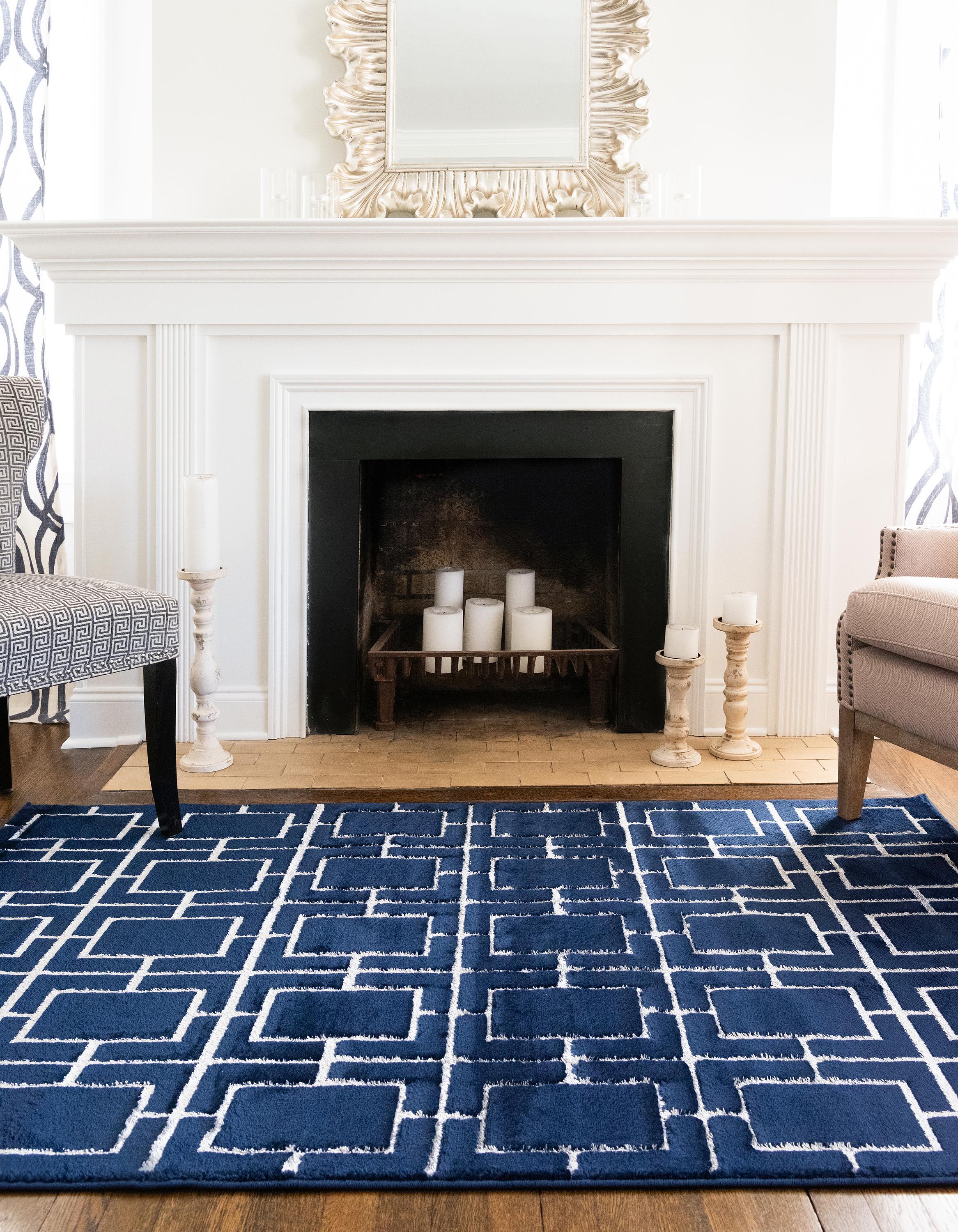 Parker - Cube Pattern Luxury Rug