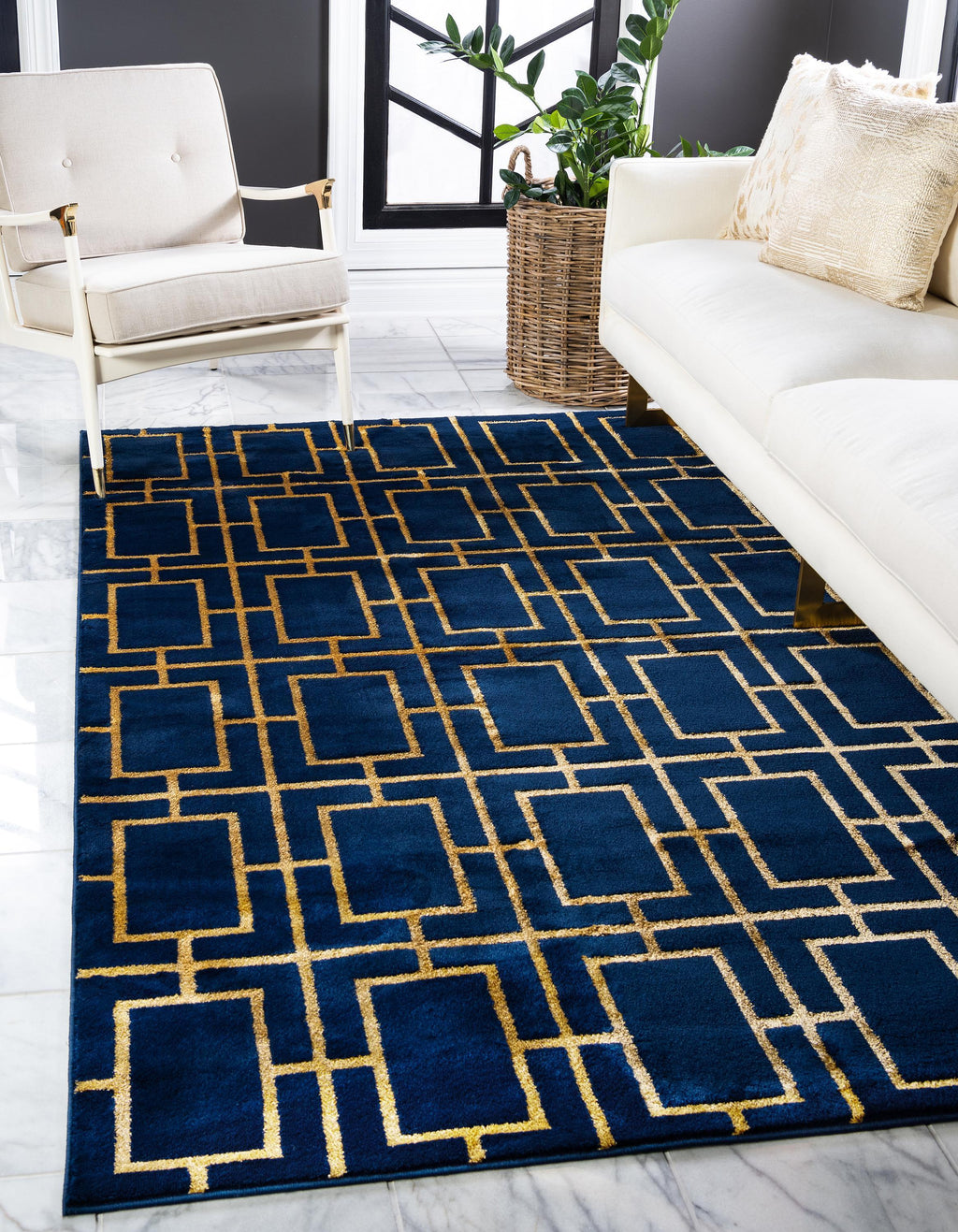 Parker - Cube Pattern Luxury Rug