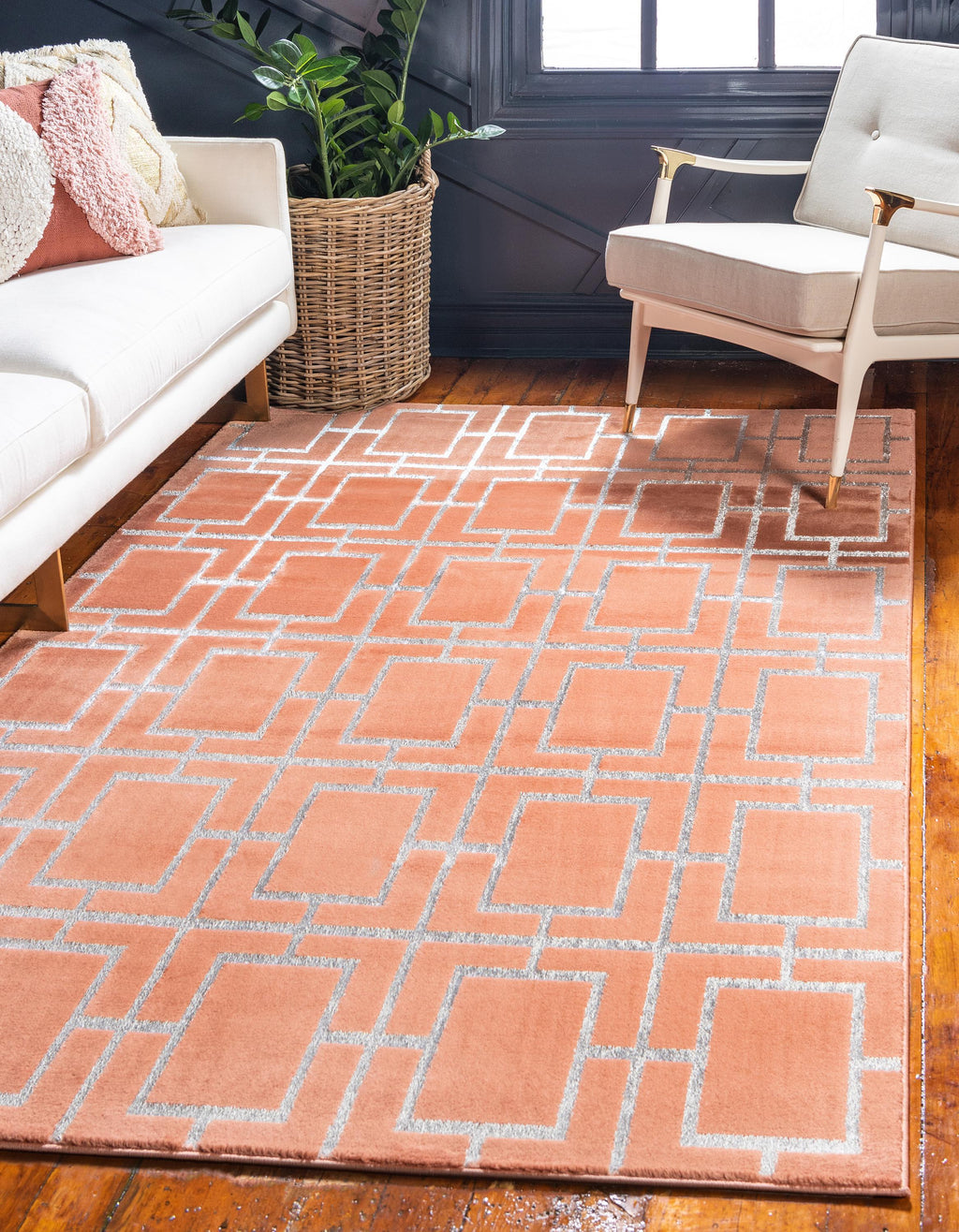 Parker - Cube Pattern Luxury Rug