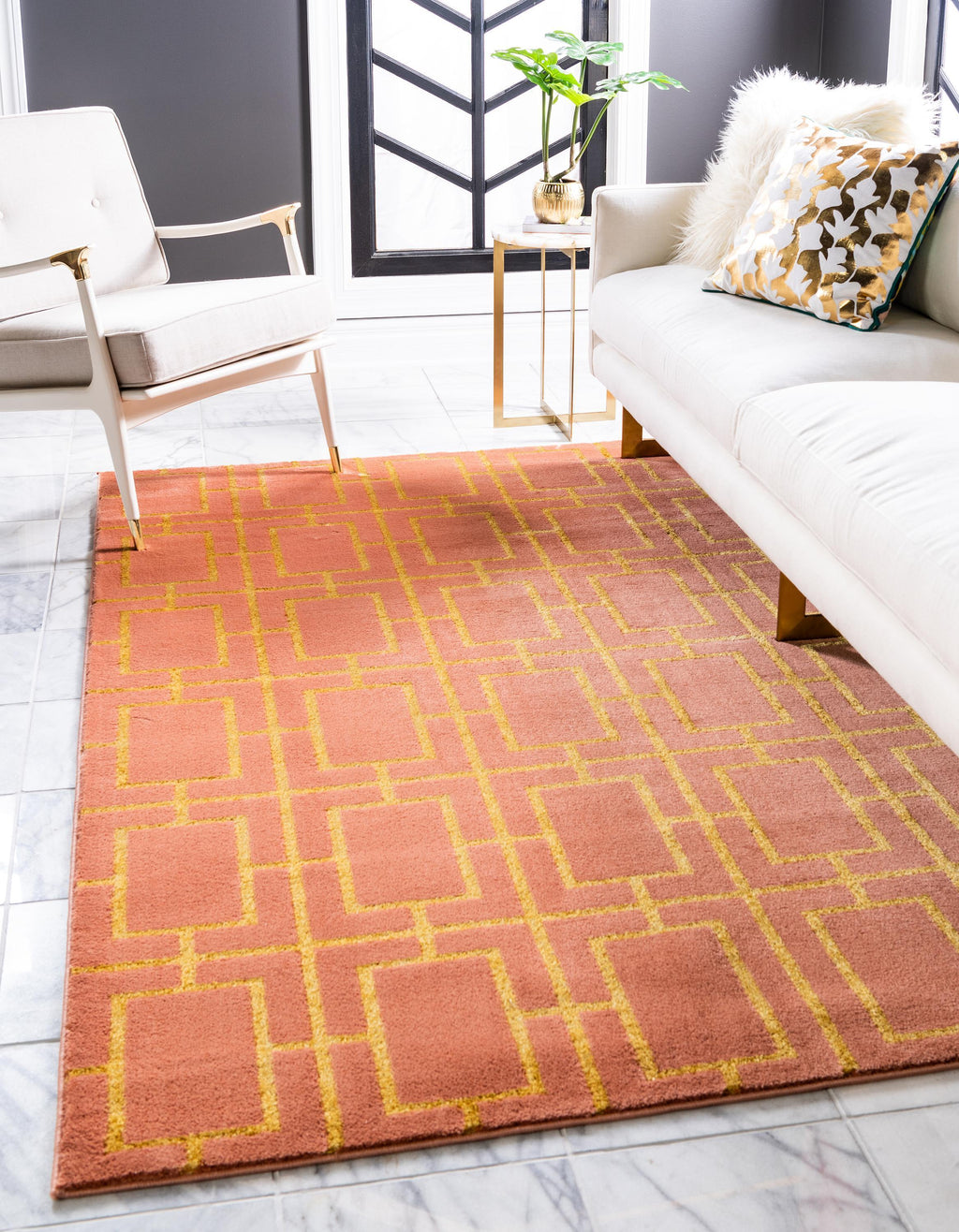 Parker - Cube Pattern Luxury Rug