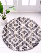 Roderick - Diamond Pattern Shaggy Rug
