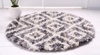 Roderick - Diamond Pattern Shaggy Rug