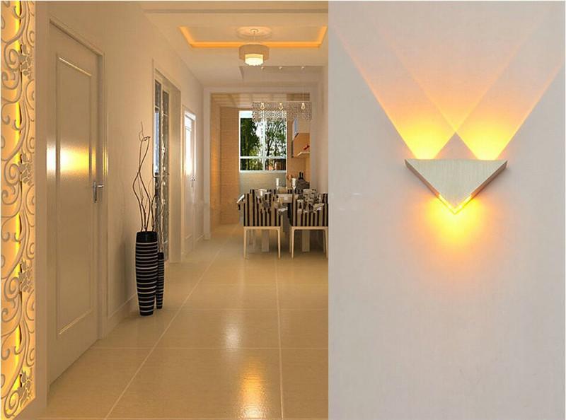 Modern LED Triangle Wall Lamp