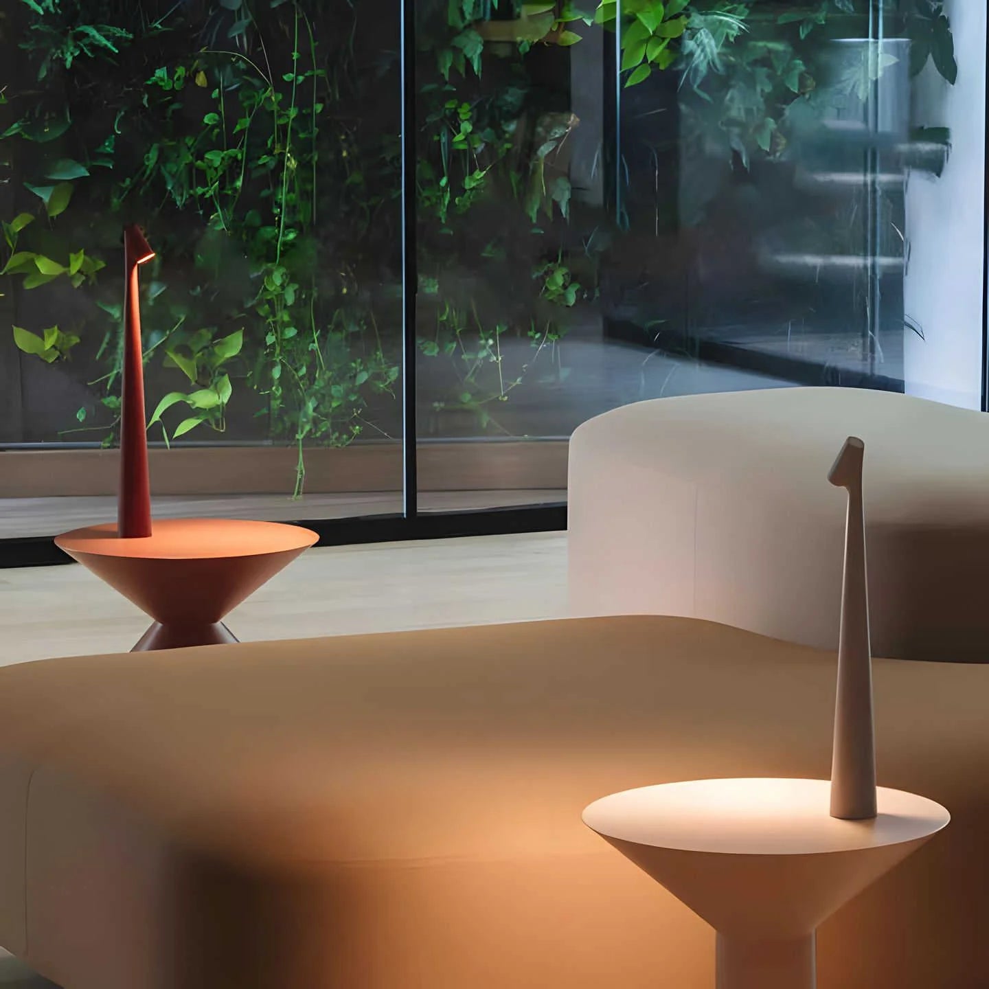 Minimalist Cordless Table Lamp – Sleek Rechargeable LED Light for Bedroom, Living Room & Desk