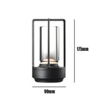 Retro Bar Style Dimming Metal LED Cordless Lamp