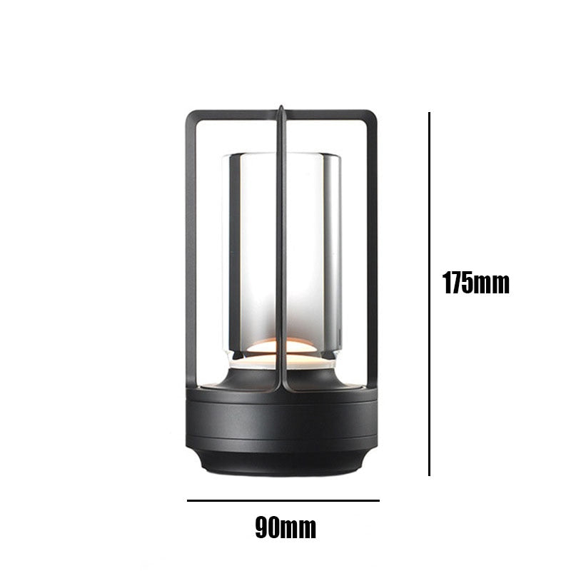Retro Bar Style Dimming Metal LED Cordless Lamp