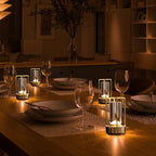 Retro Bar Style Dimming Metal LED Cordless Lamp