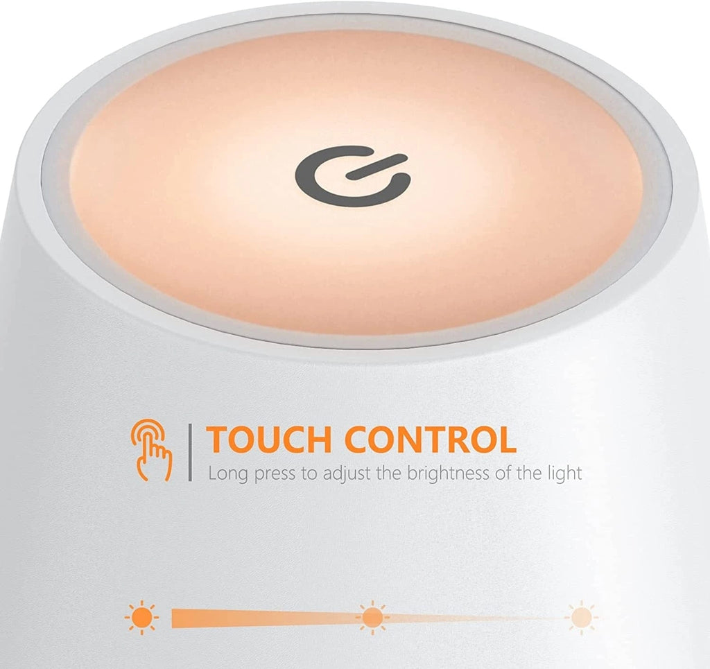 Hotel Style Cordless Touch Lamp