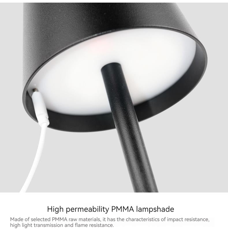 Hotel Style Cordless Touch Lamp