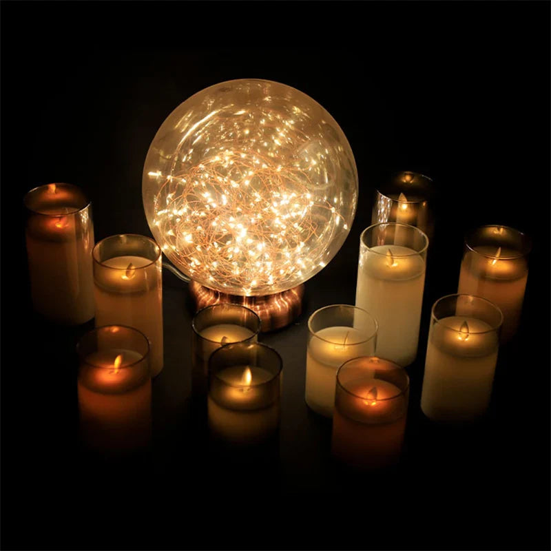 Flameless Candle 3-Piece Set
