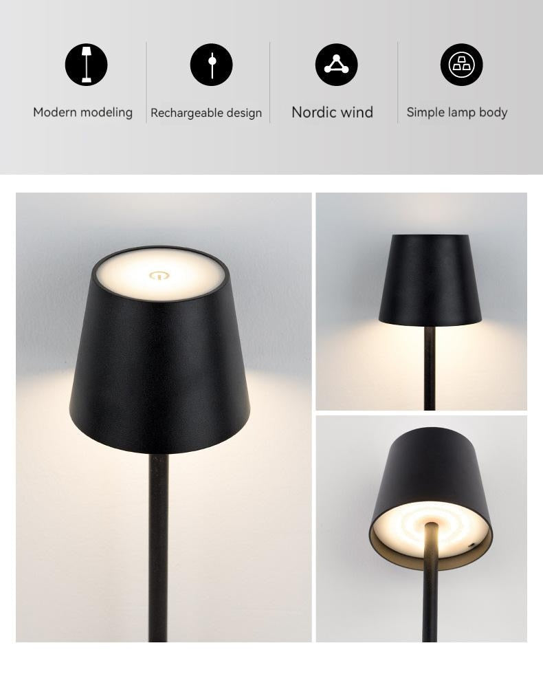 Hotel Style Cordless Touch Lamp
