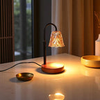 Vintage Glass Candle Warmer Lamp