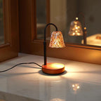 Vintage Glass Candle Warmer Lamp