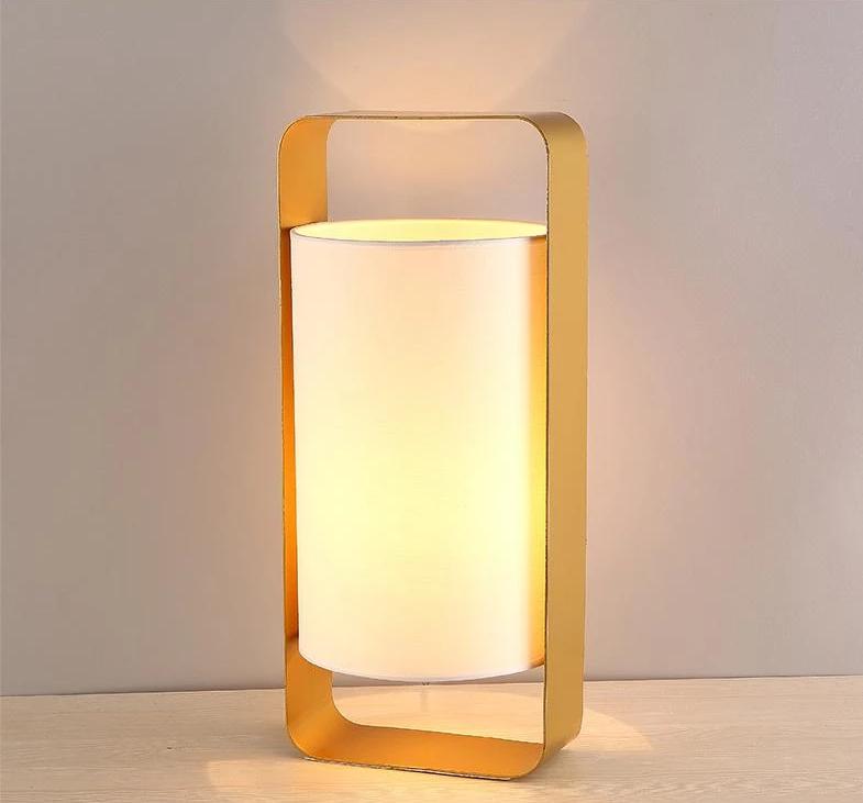 Nate - Modern Frame Floating Lantern Desk Lamp