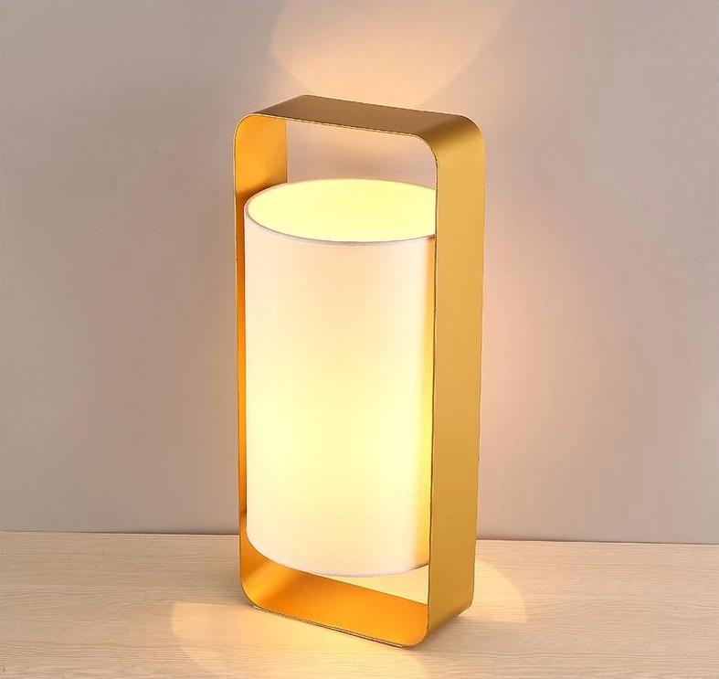 Nate - Modern Frame Floating Lantern Desk Lamp
