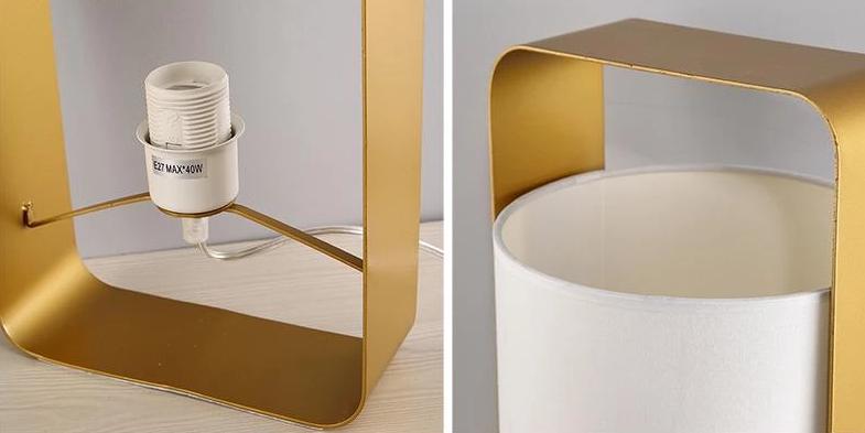 Nate - Modern Frame Floating Lantern Desk Lamp