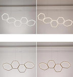 Jocasta - Art Deco LED Geometric Chandelier