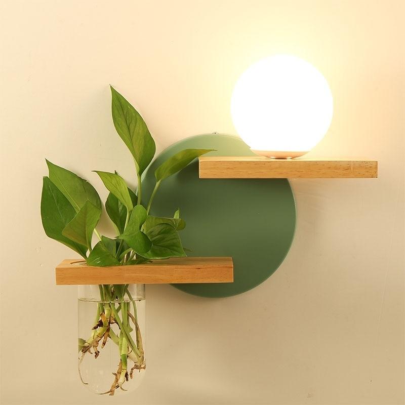 Lyla - LED Lamp Planter & Shelves Combo