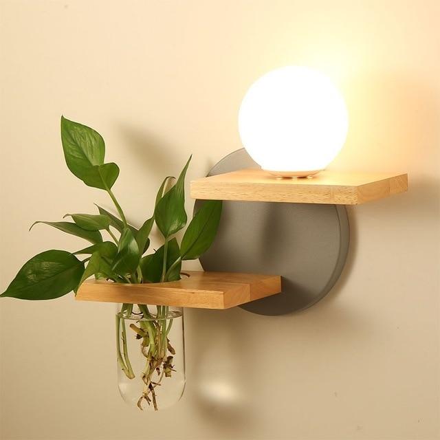 Lyla - LED Lamp Planter & Shelves Combo
