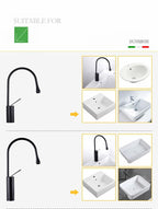 Raffeto - Brass Crane Bathroom Faucet