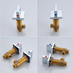 Miquel - Chrome Wall Mounted Waterfall Spout Bathroom Faucet