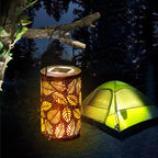 Mateo - Leaf Pattern Shadow Cast Lantern