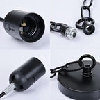 Erato - Hanging Wooden Wine Barrel Light