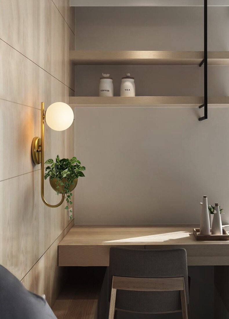 Hiram - Modern Nordic Planter Lamp